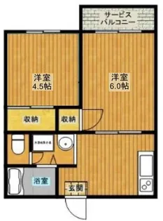 ピュアサンハイツ【1階】の間取り