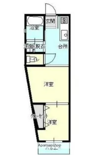 マンション清光【405号室】の間取り
