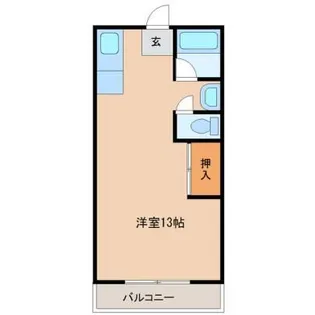 BLOCASAHI【502号室】の間取り