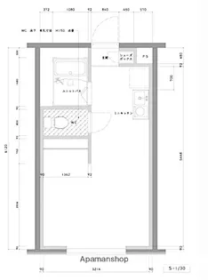 オクトワール宮崎西弐番館【403号室】の間取り