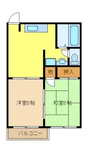 はまゆうハイツ【1階】の間取り