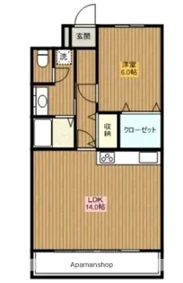 パークコート老松【402号室】の間取り