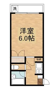 フレクション大工町【3階】の間取り