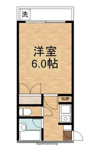 フレクション大工町【103号室】の間取り