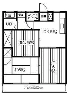 多田ハウス【102号室】の間取り