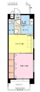 フローラルコート【301号室】の間取り