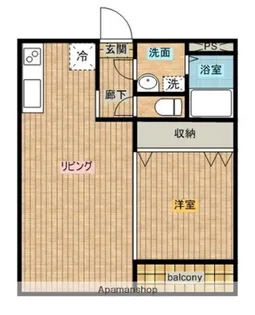 YMマンション【103号室】の間取り