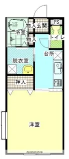 フローラ神宮【205号室】の間取り