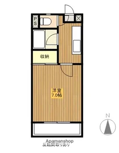 柳丸コーポ南棟【702号室】の間取り