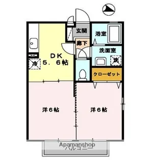 グリュック恒久【201号室】の間取り