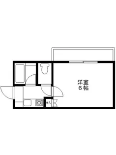 フレクション大工町【105号室】の間取り