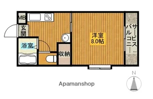 パールハイツ【201号室】の間取り