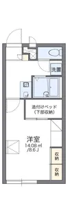 レオパレス源藤Ⅳ【113号室】の間取り
