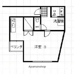 サンパーク谷川【301号室】の間取り
