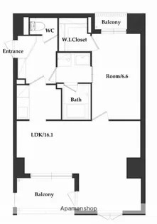 TRH SOPHIA【702号室】の間取り
