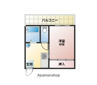 シーラカンスIBIZA【405号室】の間取り