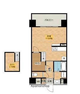 ALTE MEISTER VIORA【702号室】の間取り