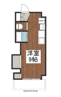 1Rの間取り画像