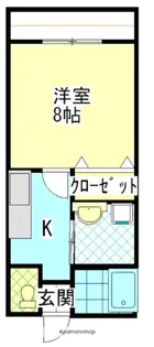 セジュールK【B109号室】の間取り