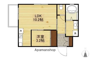 ALTE MEISTER 谷川【5階】の間取り