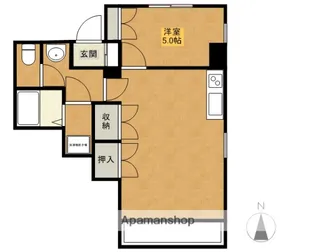 リバーシティ江平中町【703号室】の間取り