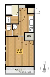 リバーシティ江平中町【701号室】の間取り