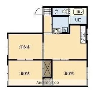 ディアスアーリー【103号室】の間取り