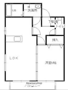 ヴィレッジ本郷【101号室】の間取り