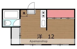 ライトヒルズ橘【5階】の間取り