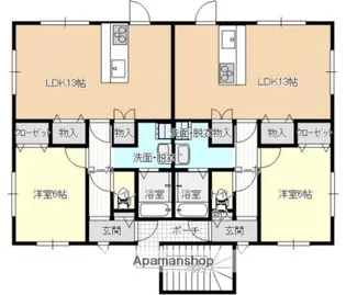LIVE FLAT【201号室】の間取り