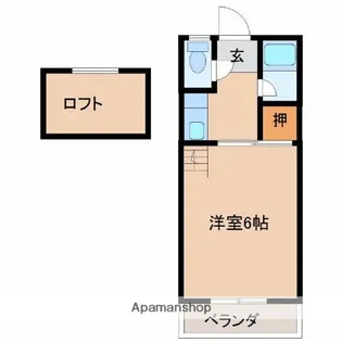 ヴィブレ【207号室】の間取り