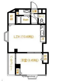 コスモマンション加納【803号室】の間取り