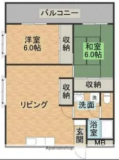 グレートロック【702号室】の間取り