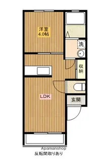 アルテブラン祇園【103号室】の間取り