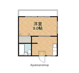 米良ビル【205号室】の間取り