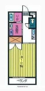 サンヴェール【201号室】の間取り