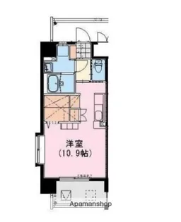 クロスワイズ神宮外苑 イースト【703号室】の間取り