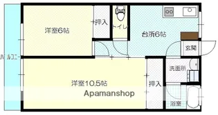メゾンド・F【202号室】の間取り