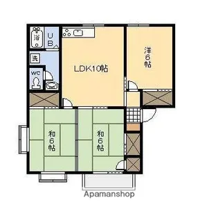 カゼッティーナレイチェ【101号室】の間取り