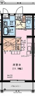 ラフィーネ桜館【305号室】の間取り