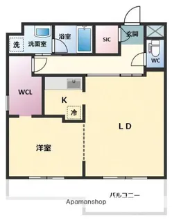 AINA公園通り【5階】の間取り