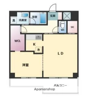 AINA公園通り【502号室】の間取り