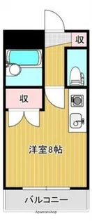 ハウス21【106号室】の間取り