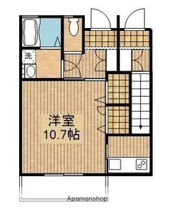 オリンピア【101号室】の間取り