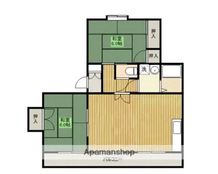 エクセレントクレージュ【B303号室】の間取り