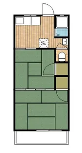 北川アパート【2階】の間取り