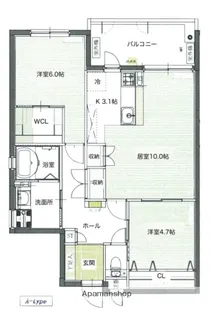 ALTE MEISTER REVEⅡ【3階】の間取り