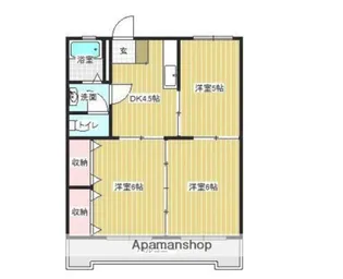 藤コーポ【3階】の間取り