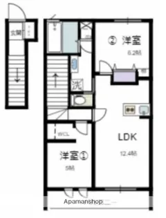 OTTO Ⅲ【7号室】の間取り