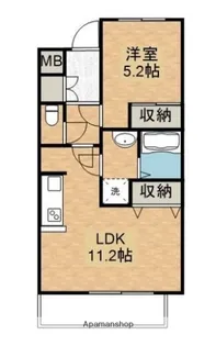 アストロ・ベル【205号室】の間取り